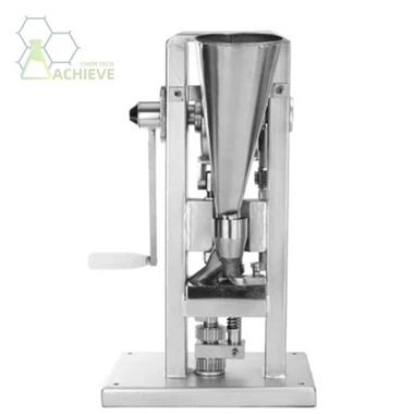 Kézi hajtókar -tabletta sajtó